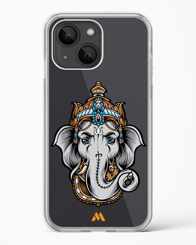 Regal Ganesha Crystal Clear Transparent Case-(Apple)