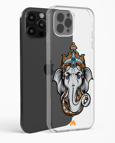 Regal Ganesha Crystal Clear Transparent Case-(Apple)