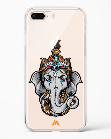 Regal Ganesha Crystal Clear Transparent Case-(Apple)