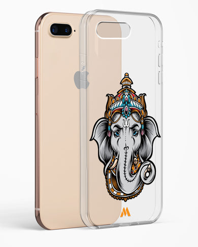 Regal Ganesha Crystal Clear Transparent Case-(Apple)