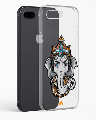 Regal Ganesha Crystal Clear Transparent Case-(Apple)