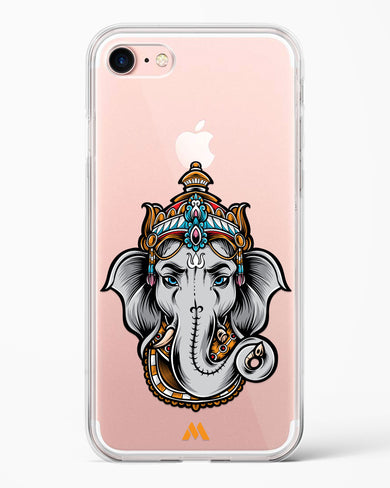 Regal Ganesha Crystal Clear Transparent Case-(Apple)