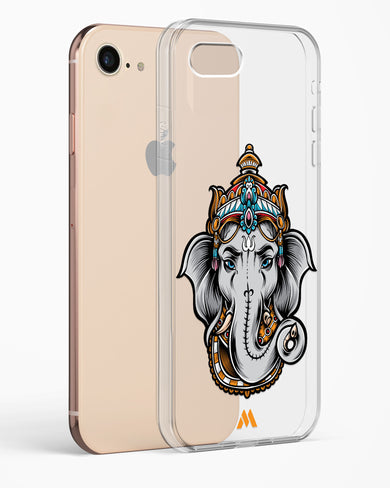 Regal Ganesha Crystal Clear Transparent Case-(Apple)