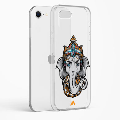 Regal Ganesha Crystal Clear Transparent Case-(Apple)