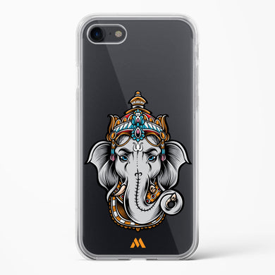 Regal Ganesha Crystal Clear Transparent Case-(Apple)