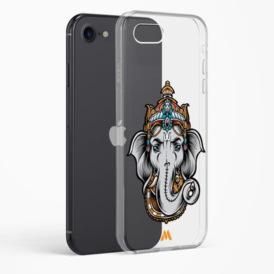 Regal Ganesha Crystal Clear Transparent Case-(Apple)