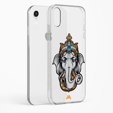 Regal Ganesha Crystal Clear Transparent Case-(Apple)