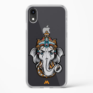 Regal Ganesha Crystal Clear Transparent Case-(Apple)