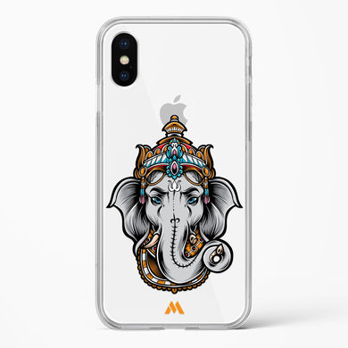 Regal Ganesha Crystal Clear Transparent Case-(Apple)