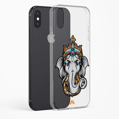 Regal Ganesha Crystal Clear Transparent Case-(Apple)