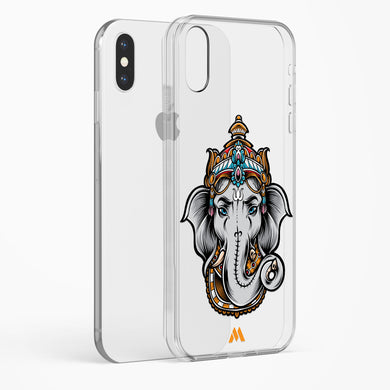 Regal Ganesha Crystal Clear Transparent Case-(Apple)