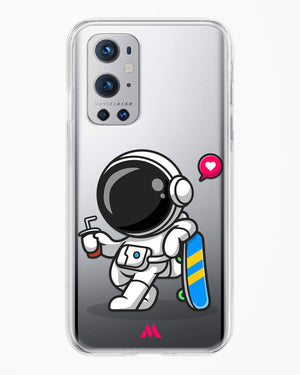 Space Boarding Crystal Clear Transparent Case-(OnePlus)