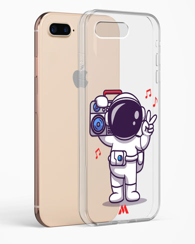 Space Grooving Crystal Clear Transparent Case-(Apple)