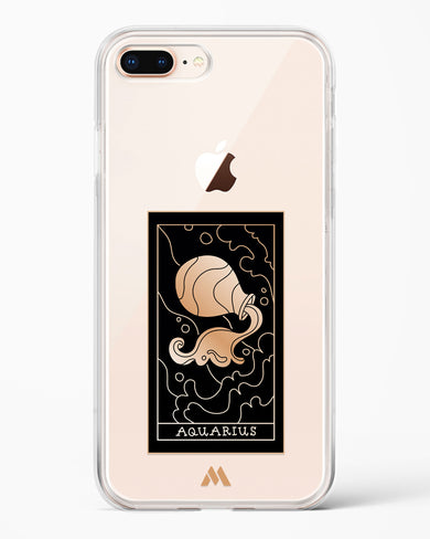 Tarot Card Zodiac Aquarius Crystal Clear Transparent Case-(Apple)