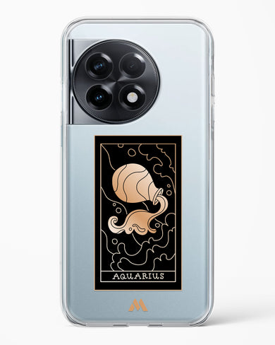 Tarot Card Zodiac Aquarius Crystal Clear Transparent Case-(OnePlus)