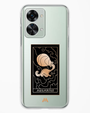 Tarot Card Zodiac Aquarius Crystal Clear Transparent Case-(OnePlus)