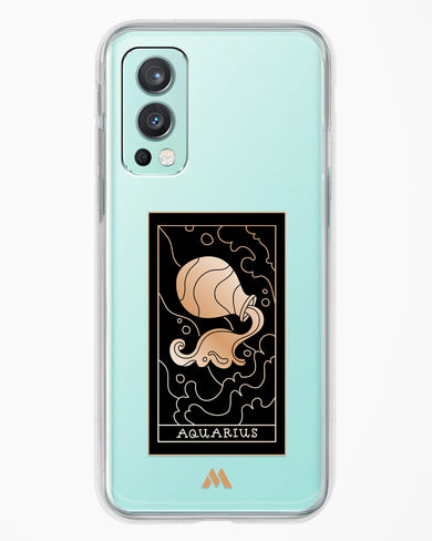 Tarot Card Zodiac Aquarius Crystal Clear Transparent Case-(OnePlus)