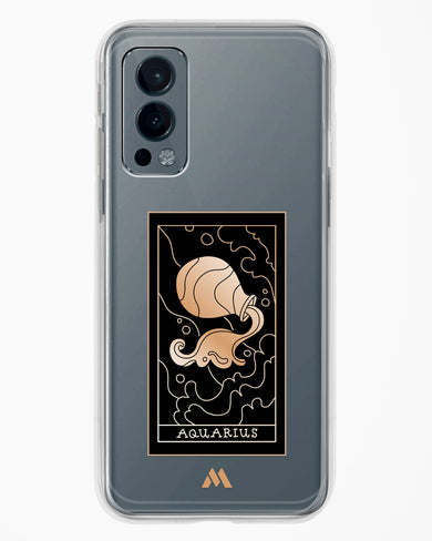 Tarot Card Zodiac Aquarius Crystal Clear Transparent Case-(OnePlus)