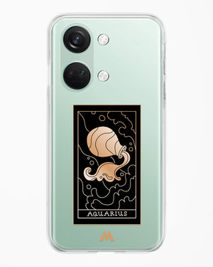 Tarot Card Zodiac Aquarius Crystal Clear Transparent Case-(OnePlus)