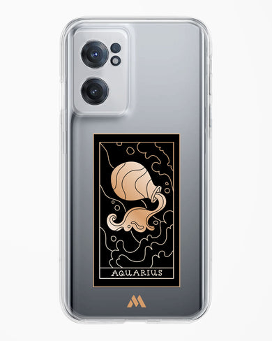 Tarot Card Zodiac Aquarius Crystal Clear Transparent Case-(OnePlus)