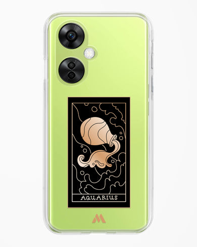 Tarot Card Zodiac Aquarius Crystal Clear Transparent Case-(OnePlus)