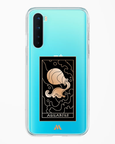 Tarot Card Zodiac Aquarius Crystal Clear Transparent Case-(OnePlus)