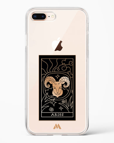 Tarot Card Zodiac Aries Crystal Clear Transparent Case-(Apple)