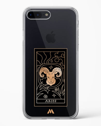 Tarot Card Zodiac Aries Crystal Clear Transparent Case-(Apple)