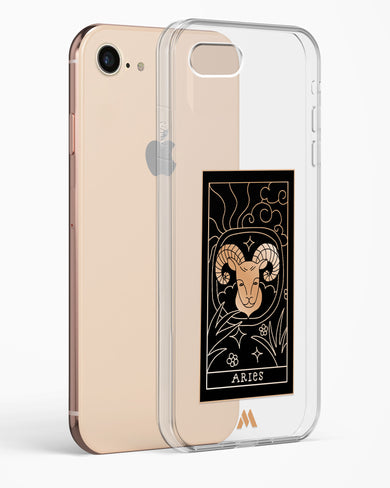 Tarot Card Zodiac Aries Crystal Clear Transparent Case-(Apple)