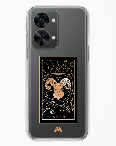 Tarot Card Zodiac Aries Crystal Clear Transparent Case-(OnePlus)