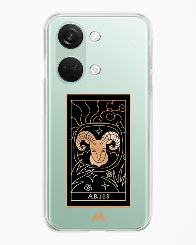 Tarot Card Zodiac Aries Crystal Clear Transparent Case-(OnePlus)