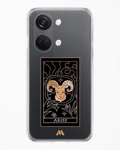 Tarot Card Zodiac Aries Crystal Clear Transparent Case-(OnePlus)