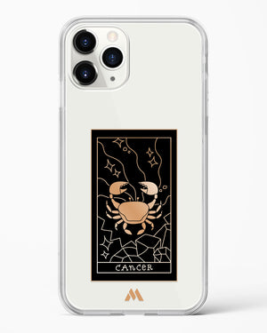 Tarot Card Zodiac Cancer Crystal Clear Transparent Case-(Apple)