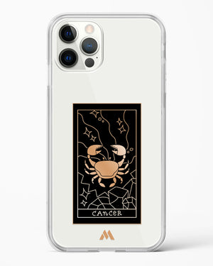 Tarot Card Zodiac Cancer Crystal Clear Transparent Case-(Apple)