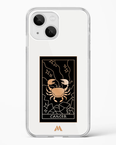Tarot Card Zodiac Cancer Crystal Clear Transparent Case-(Apple)