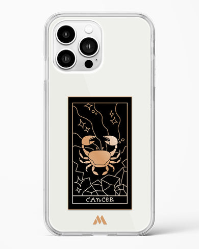 Tarot Card Zodiac Cancer Crystal Clear Transparent Case-(Apple)