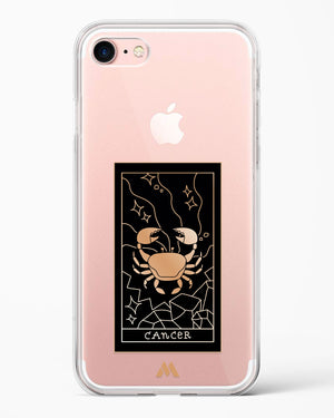 Tarot Card Zodiac Cancer Crystal Clear Transparent Case-(Apple)