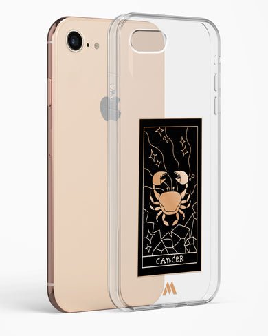 Tarot Card Zodiac Cancer Crystal Clear Transparent Case-(Apple)