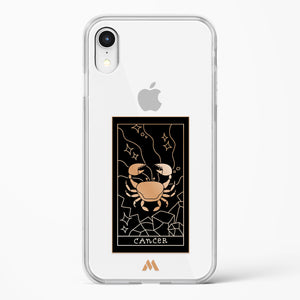Tarot Card Zodiac Cancer Crystal Clear Transparent Case-(Apple)