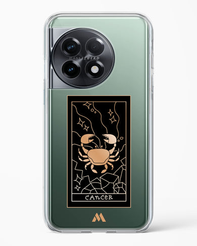 Tarot Card Zodiac Cancer Crystal Clear Transparent Case-(OnePlus)