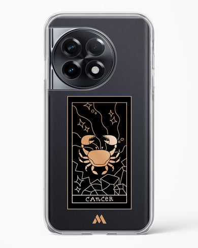 Tarot Card Zodiac Cancer Crystal Clear Transparent Case-(OnePlus)