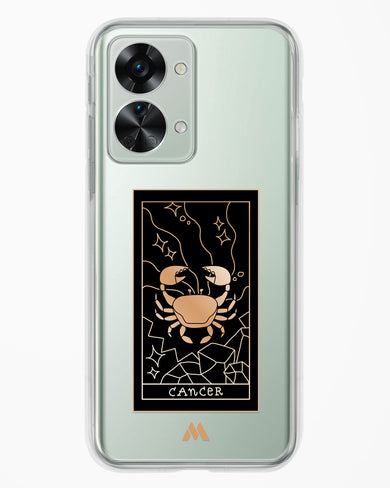 Tarot Card Zodiac Cancer Crystal Clear Transparent Case-(OnePlus)