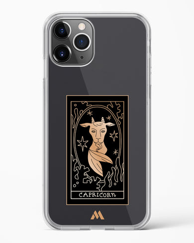 Tarot Card Zodiac Capricorn Crystal Clear Transparent Case-(Apple)