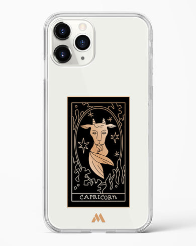 Tarot Card Zodiac Capricorn Crystal Clear Transparent Case-(Apple)