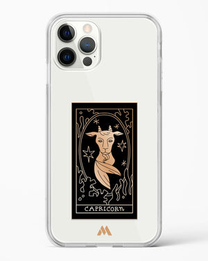 Tarot Card Zodiac Capricorn Crystal Clear Transparent Case-(Apple)