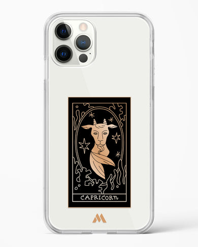 Tarot Card Zodiac Capricorn Crystal Clear Transparent Case-(Apple)