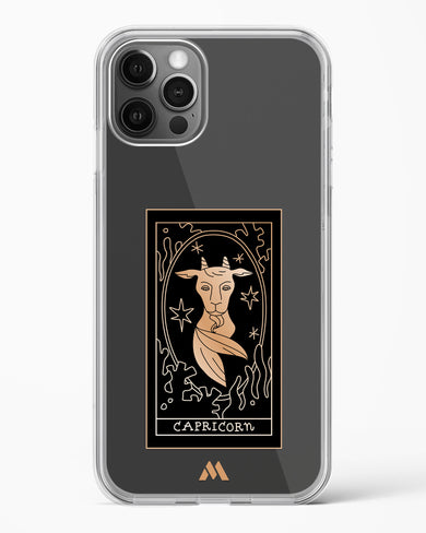 Tarot Card Zodiac Capricorn Crystal Clear Transparent Case-(Apple)