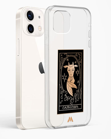 Tarot Card Zodiac Capricorn Crystal Clear Transparent Case-(Apple)