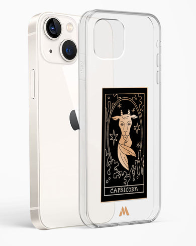 Tarot Card Zodiac Capricorn Crystal Clear Transparent Case-(Apple)