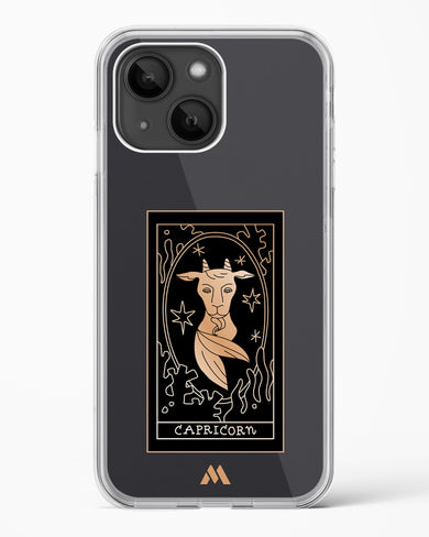 Tarot Card Zodiac Capricorn Crystal Clear Transparent Case-(Apple)